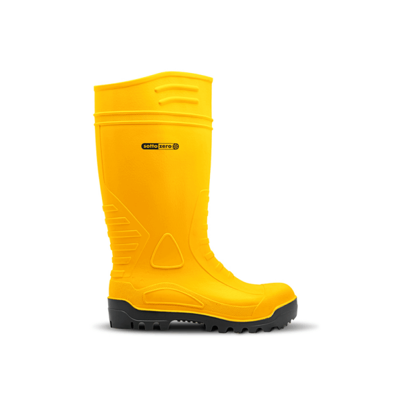 Stivali da lavoro in PVC giallo S5 suola nera