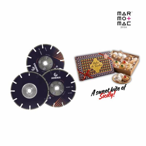 kit dischi diamantati taglio marmo per smerigliatrice angolare