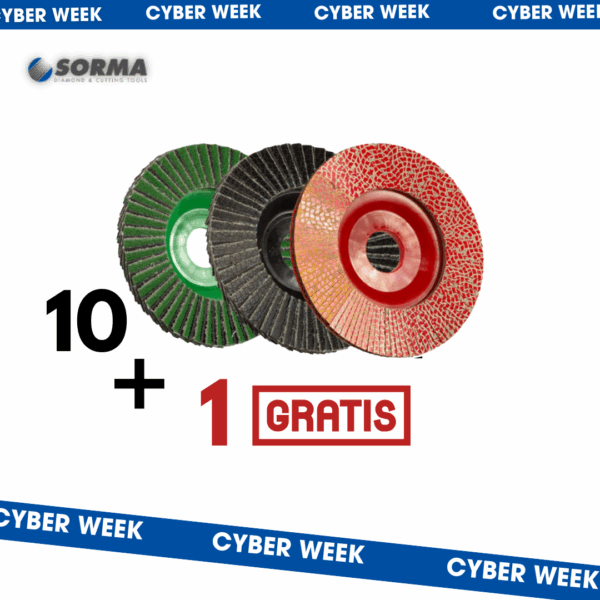 10+1 Gratis | Dischi Lamellari Diamantati Fastline Sorma per levigatura a secco