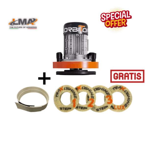 Levigatrice roto-orbitale manuale ORBITOP 10 | LMA Machine