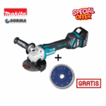 Smerigliatrice angolare a batteria 18V 125/115 mm | Makita