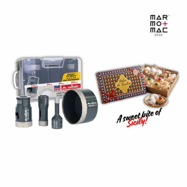 kit fora facile promozione foretti diamantati 4 diametri per foratura a secco ceramica e pietra naturale montolit
